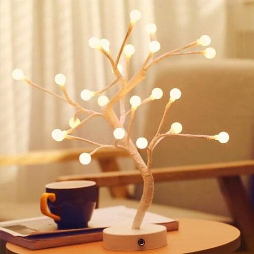 2021 LED Night Light Christmas Tree Ball Garland Lamp For Home Bedroom Decor Fairy Lights Luminary Holiday lighting