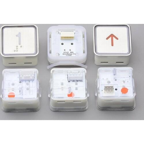 5pcs MT42 MTD270 Elevator Button A4N11286 Square Universal Lift Accessories