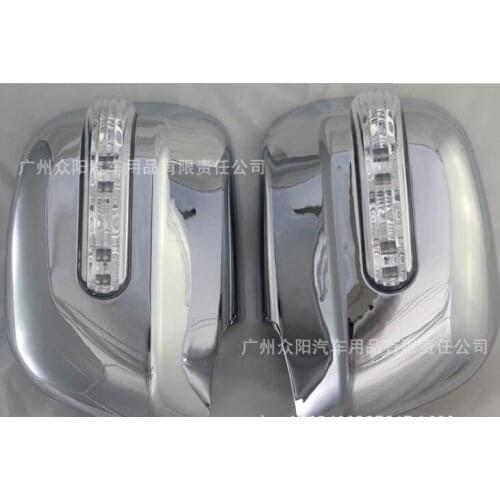 For Toyota Highlander kluger 1998-2003/Alphard 1998-2003 Novel style 2PCS ABS Chrome plated door mirror covers with Le'd