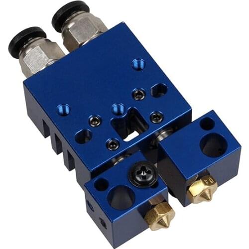 3D printer all metal Chimera 2 in 2 out extrusion head multicolor printing DIY kit