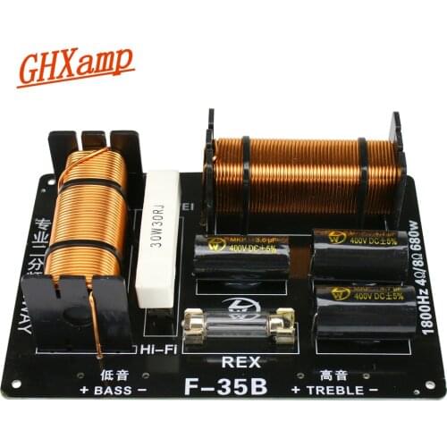 GHXAMP 680W 2 Way Crossover 1800Hz Treble Bass Speaker Crossover 4-8ohm For Professional Stage Speaker 1PC