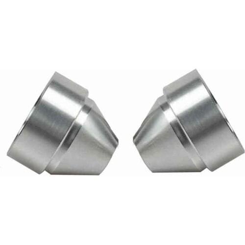 2PCs Cone Cup Machined in 60 Degree Center Marked FOR Solvent Trap Filters Kit 1-1/2"X 6" To 9mm & .45ACP, Napa 4003 Wix 24003