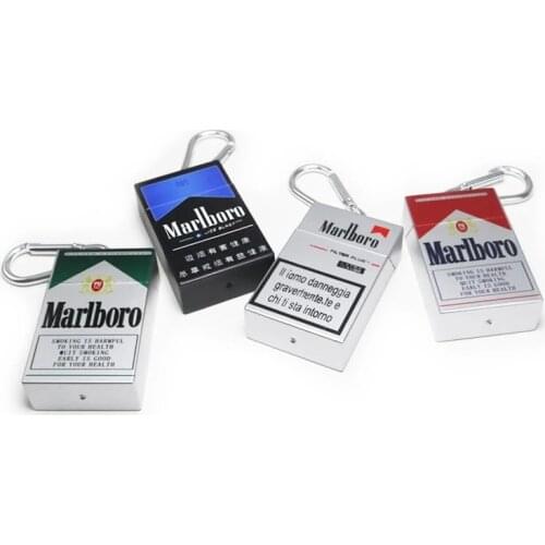 5 Colors Outdoor Personalized Portable Ashtray Creative Ashtray Keychain Pocket Mobile Ashtray Storage Bag Keychain Ash Holder