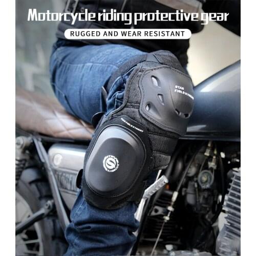 Knee Pads Black Motorcycling Skate Boarding/ Protection Gear for Motorbike Riding Cycling Sports/ Motorcycle Accessories