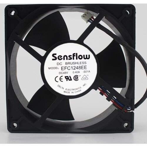 Brand new original 12cm cm 12038 48V 0.40A large air volume server cooling fan EFC1248EE