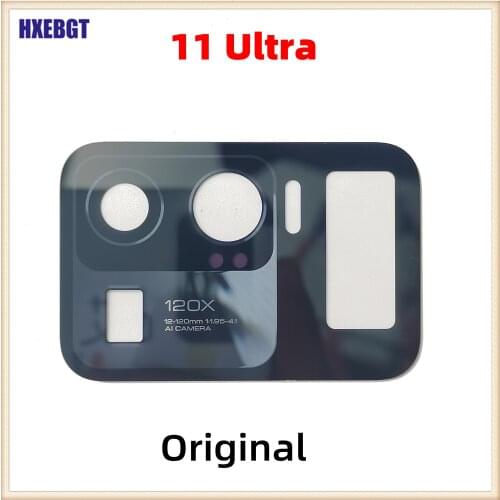 Original New Back Camera Glass Lens For Xiaomi Mi 11 Ultra 11U Main Camera Glass Cover Without Sticker Smartphone Repair Parts