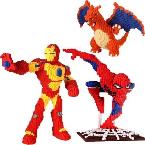 Assembly Of Small Diamond Particles In Series Building Blocks Compatible With LEGO Childrens Educational Toys