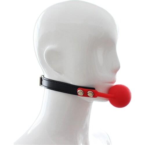 Silicone Open Mouth Gag Ball Muzzles Sex Slave Bdsm Bondage Grear Adult Games Restraints Fetish Couples Sex Toys Erotic Sex Shop