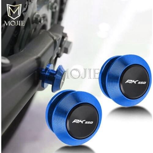 6MM Motorcycle Swingarm Sliders Spools Swingarm Stand Screws Protector For KYMCO AK 550 AK550 2017 2018 2019 2020