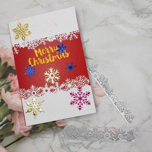Snow Decoration Strip Metal Cutting Dies Stencils For DIY Scrapbooking/Photo Album Decorative Embossing DIY Paper Cards