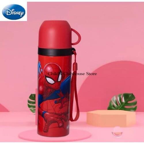 Disney Thermos Cup Childrens Stainless Steel Water Cup Anti Fall Direct Drinking Cup Mens and Womens Portable Water Bottle