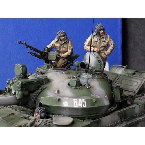 Unassambled 1/35 modern russian modern crew include 3 (NO TANK ) Resin figure miniature model kits Unpainted