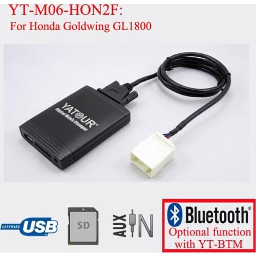 Yatour car stereo digital MP3 player for Honda Goldwing GL1800 white female plug