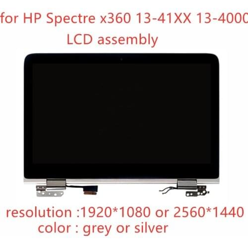 Free shipping 13.3" Laptop LCD led screen replacement For HP Spectre x360 13T 13-41XX 13-4000 LCD display Touch screen Assembly