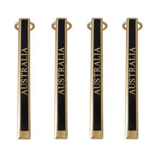 Gold Australian slimline pen clip(black with strip) RZ-SC-G&B-AUS