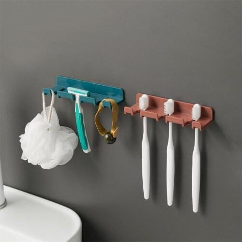 Toothbrush storages racks multifunctional organizer for bathroom living room Wall-mounted wall shelf for bedroom