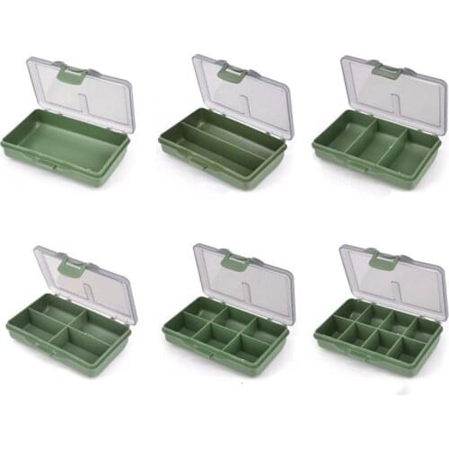 1PC Fishing Tackle Boxes Storage Carp Fishing Tackle Fishing Bait Spoon Hook Bait Box Gadget Box Carp Fishing Accessories