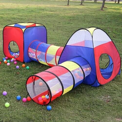 4 In 1 Playpen for Children Indoor Outdoor Folding Ocean Ball Pool Pit Games Tent Garden Playhouse Kids Toy Playground