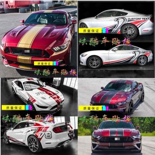 Car personalized custom stickers FOR Ford Mustang appearance modification series modified car stickers MUSTANG GT