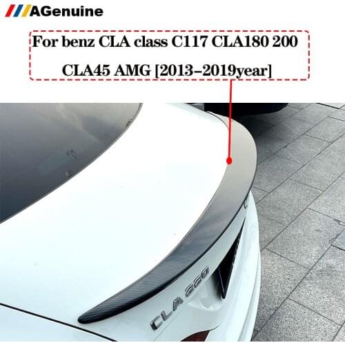 ABS car back boot lip spoiler wing rear trunk spoiler wing for Mercedes-Benz CLA class C117 CLA180 200 CLA45 AMG