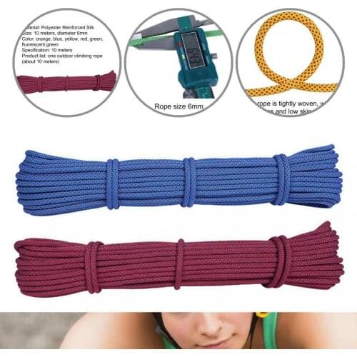 Safe Minimalistic Mountaineering Supplies Outdoor Climbing Rope for Women