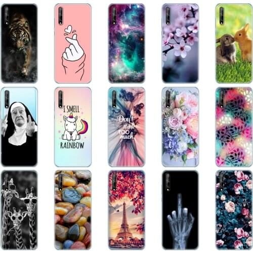 For Huawei Y8P Case 6.3" Silicon Soft TPU Back Phone Cover For huawei y8p 2020 Y 8P AQM-LX1 Full 360 Protective Coque Bumper Bag
