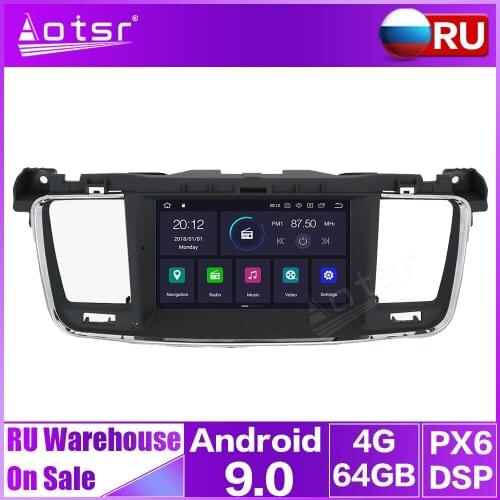 For Peugeot 508 2011 2012 - 2017 Android Radio Car DVD Player GPS navigation Stereo Head Unit Auto Audio Multimedia Player HD