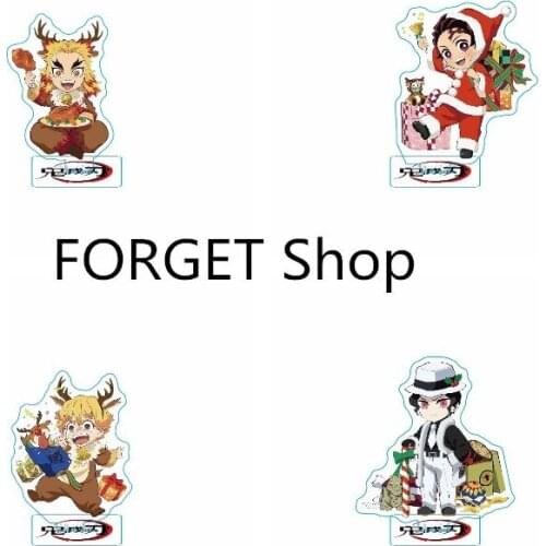 8cm Anime Figure Rengoku Kyoujurou Action Figures Demon Slayer Acrylic Stand Model Toys Decoration Cosplay Collection Gifts