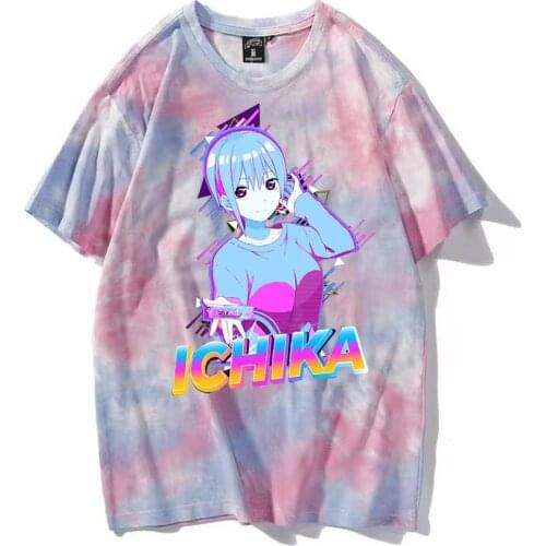 Anime T-Shirt The Quintessential Quintuplets Print Clothes 3D Tie Dye T-shirt Fashion Summer Top Nakano Ichika Short Sleeve