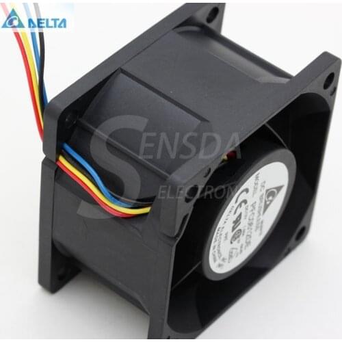 10PCS for delta PFC0612DE JC972 6cm 60mm 6038 DC 12V 1.68A Server Inverter heatsink axial industrial Cooling fans