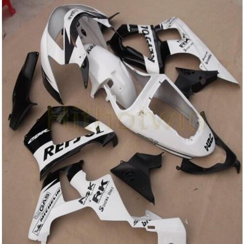 Custom motorcycle Fairings for CBR929RR 2000-2001 CBR 929 RR 00 01 ABS plastic kit+Botls+Injection mold silver white M2