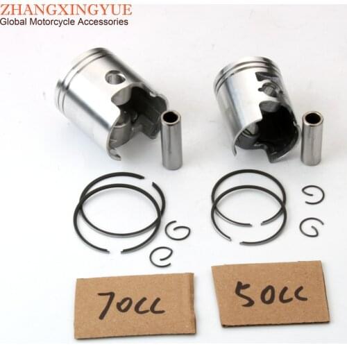Scooter 50cc 70cc 41mm 47mm Piston Kit For Aprilia SR 50 Fun Master Racing Sport LC 2-Stroke