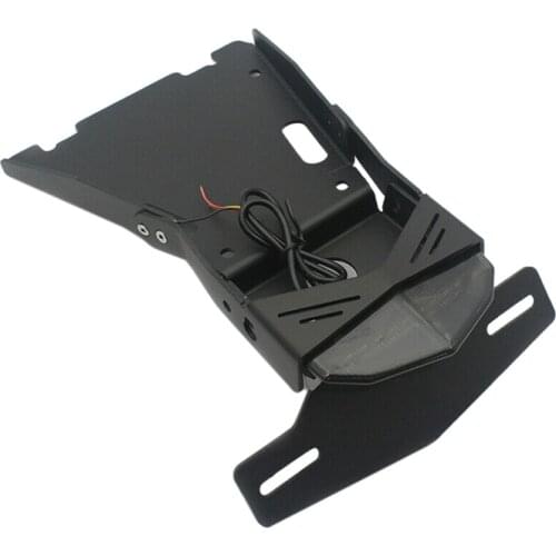 Motorcycle Tail Mount License Plate Bracket Brake Rear Lamp Taillight For-BMW R NINE T R9T 2014-2018