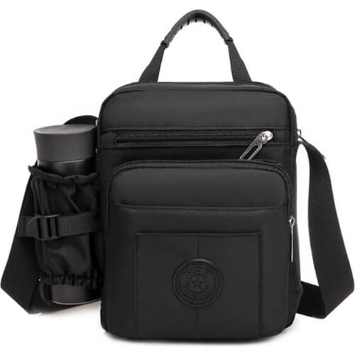 Mens Canvas Travel Shoulder Bag Casual Crossbody Outdoor Purse Good Qualtiy Travel School Retro Zipper Bags