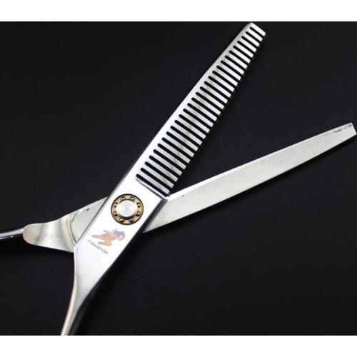 6" double tail bearing screw Hairdressing Clipper Seamless Sharp Hair Scissors Salon Barber Thinning Shears Stylist Hair Tool