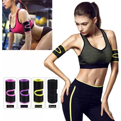 Arm Guard Sleeve Fitness Running Sweat Sweating Armband Shapers Weight Loss Sports Band Equipment Workout Body Drop Shipping