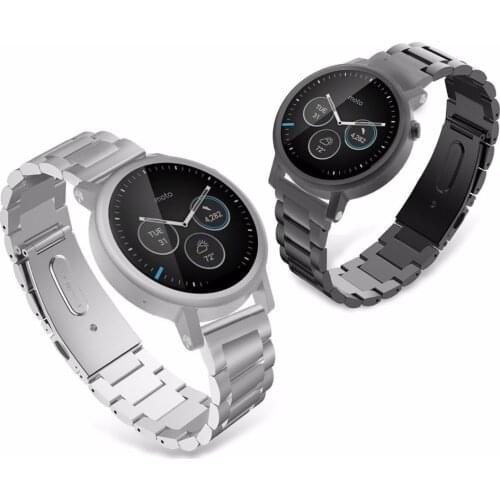 22mm 20mm For SAMSUNG Galaxy Watch 42 46mm Huawei watch 46mm 42mm Stainless Steel For Amazfit Bip GTR straps