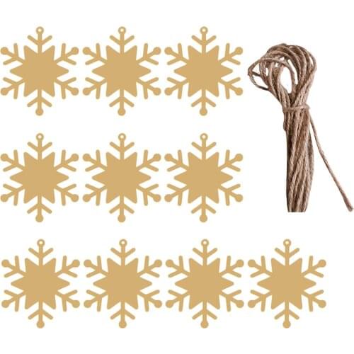 Merry Christmas Xmas Tree Ornament With Hemp Rope Christmas Hanging Decorations For Home New Year Enfeites De Natal