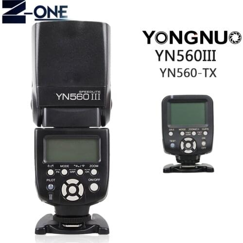 YONGNUO YN560III YN560-III YN560 III Wireless Flash Speedlite Speedlight For Canon Nikon Olympus Pentax Fuji Sony DSLR Camera