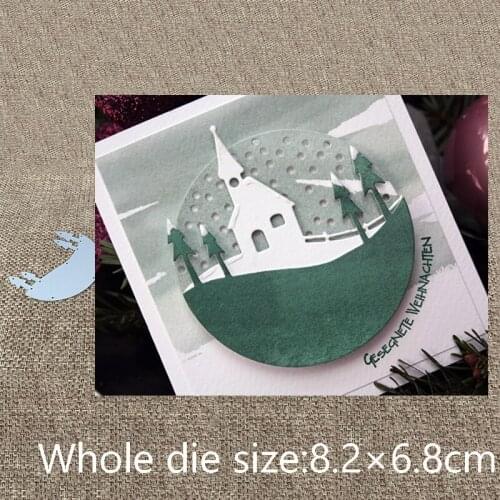 XLDesign Craft Metal Cutting Die cut dies trees semicircle decoration scrapbook Album Paper Card Craft Embossing die