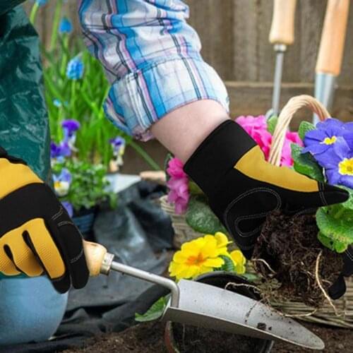 1 Pair Breathable Working Gloves Microfiber Labor Protection touch screenGloves Antiskid Garden Cut Protection packaging Gloves