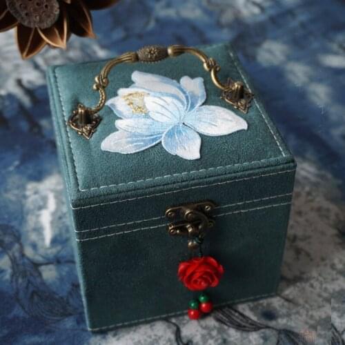 1pcs lot Creative Chinese style Jewelry earring Box Birthday Anniversary Gifts Valentines Day Wedding Bride Bridesmaid gift