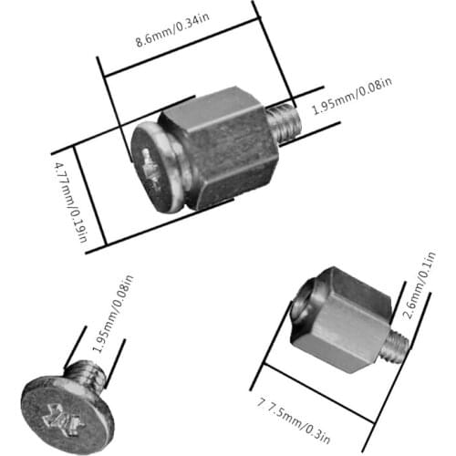 10 Set Hand Tool Mounting Kits Stand Off Screw Hex Nut for A-SUS M.2 SSD Motherboard Dropship
