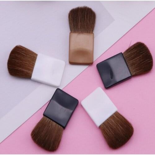 100pcs/lot Mini Flat Blush brush eye shadow brush Professional Cosmetic Makeup Brush Beauty Tools
