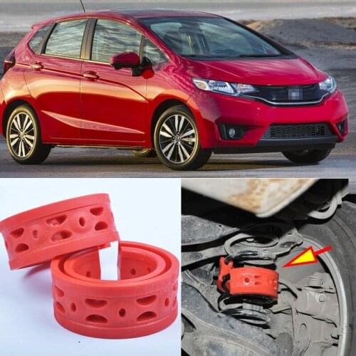 2pcs Rear Air Suspension Shock Bumper Spring Coil Cushion Buffer For Honda Fit