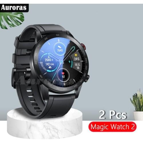 2 Pcs For Honor Magic Watch 2 Screen Protector Film Tempered Glass Smart Watch For Magic Watch2 Film Case