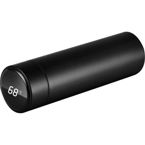 500ml Vacuum Cup LED Temperature Display Water Bottle Stainless Steel Double Wall Insulated Cup Intelligent Travel Coffee Mugs