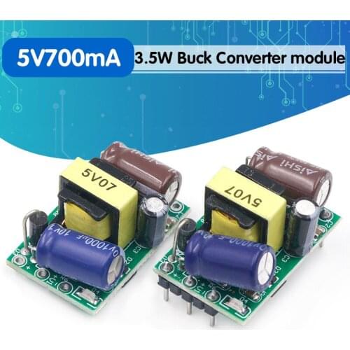 AC-DC 5V 700mA 12V 400mA 3.5W Precision Buck Converter AC 220V to 5V DC step down Transformer power supply module
