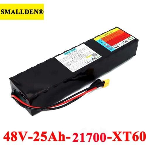 48V 25Ah 21700 13S E-bike battery pack 500W 800W 1000W high power batteries 54.2V 25000mAh electric bicycle With BMS