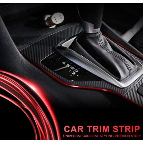 Car Trim Strip Portable Car Seal Styling Interior Strip Universal Car Gap Fillers Automobile Moulding Strip for Auto Car Door Da